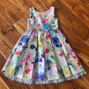 Sweat Heart Rose Floral with Sequins Dress Size 5